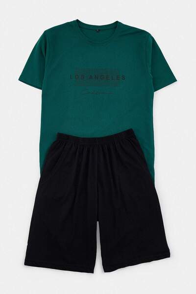 Trendyol Collection Green Regular Homewear Pajama Set Tmnaw27Pt00014
