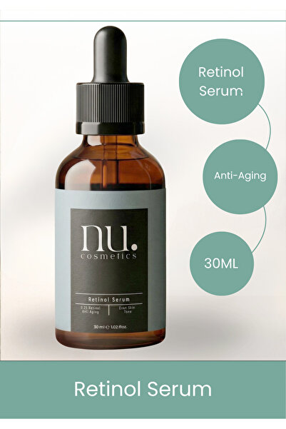 NU Cosmetics Yaşlanma ve Kırışıklık Karşıtı Retinol Serum-Botoks Etkili Pepti...