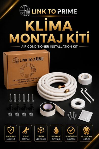 Ottocool Klima Montaj Kiti Bağlantı Borusu 1/4-1/2  10M