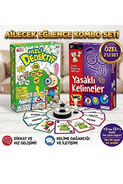 devtoptan Hızlı Dedektif ve Yasaklı Kelimeler Zeka Oyunu