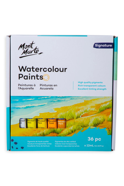 Mont Marte Premium Suluboya Boya Seti 12’li, 8 ml
