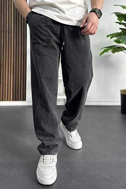 Edwox Anthracite Baggy Men's Trousers - Edw130