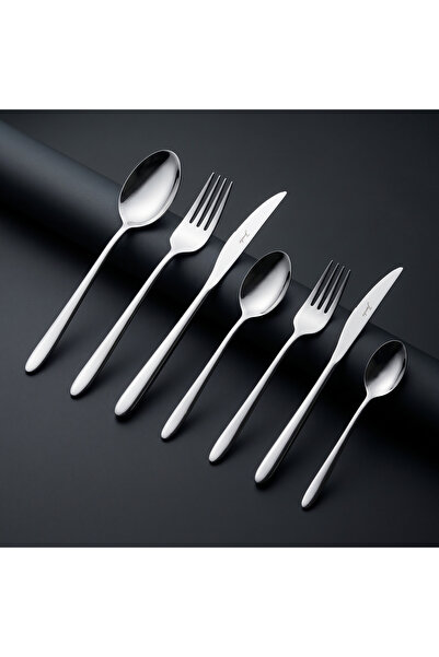 Jumbo 2004 84 Piece 12 Personality Steel Fork Spoon Knife Set