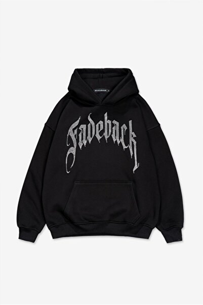 Fadeback Rhinestones Fadeback Oversize Hoodie