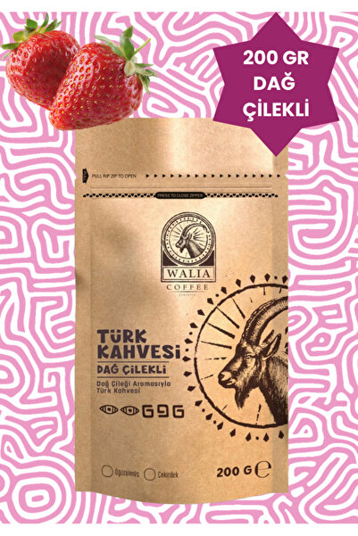 WALIA COFFEE ETHIOPIA DAĞ ÇİLEKLİ TÜRK KAHVESİ 200 G
