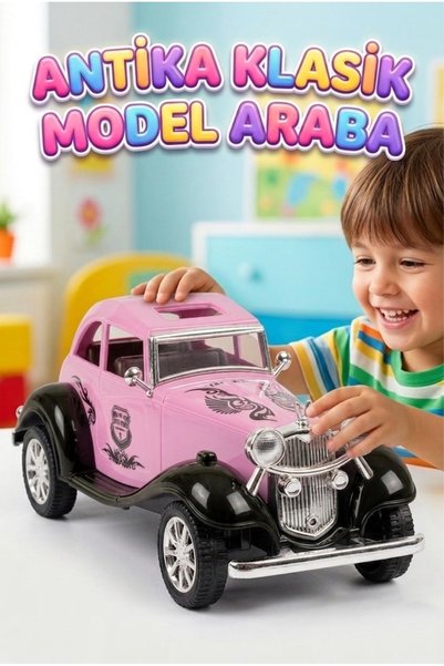 Tıfıl Toys 20cm Sürtme Mekanizmalı Antika Klasik Model Detaylı Tasarımlı Oyun...