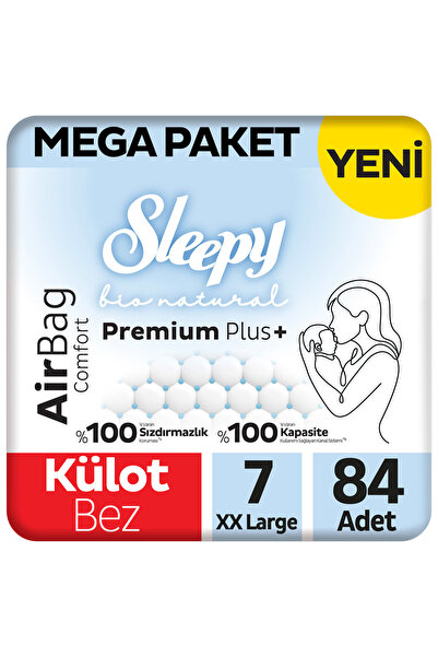 Sleepy Bio Natural Premium Plus Airbag Comfort Mega Paket Külot Bez 7 Numara ...