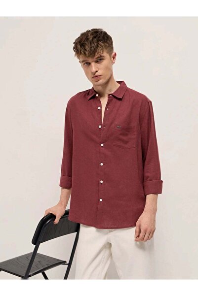 The Bear House Men's long Sleeve Shirt, breathable, soft comfort Fabric