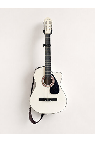 SALVADOR YNK2003C Klasik Gitar Kesik Kasa Cutaway Sap Ayarlı (Pedli Kılıf, Ka...
