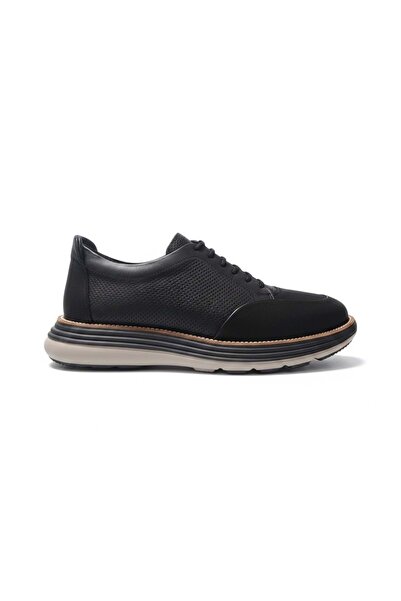 Nobel Men's Leather Casual Shoes Ultra Eva 5043 - Black - 44