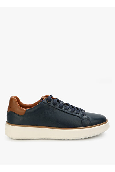 Hammer Jack Lacivert Erkek Deri Sneaker ROMİNA M AYAKKABI