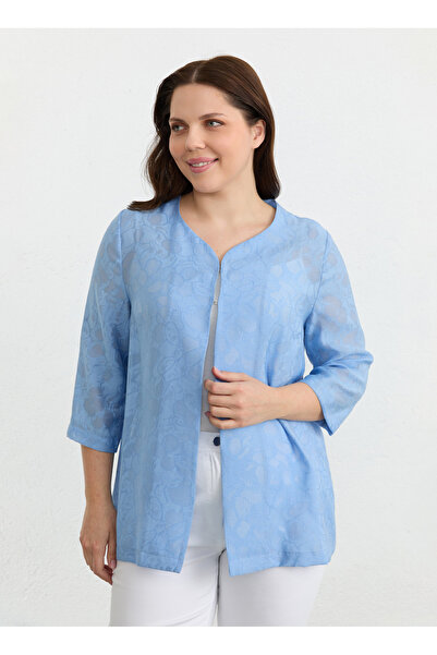 Selen Mavi Kadın Ceket 26YSL1609