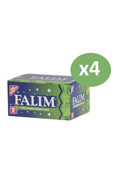 Falım علكة بنكهة النعناع 10 قطع 4 علب