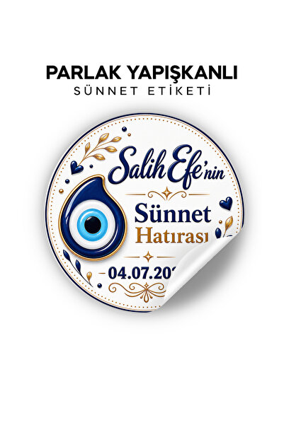 orixa Kişiye Özel Hediye Etiketi - Sünnet, Düğün, Bebek, Doğum Günü (YAPIŞKAN...