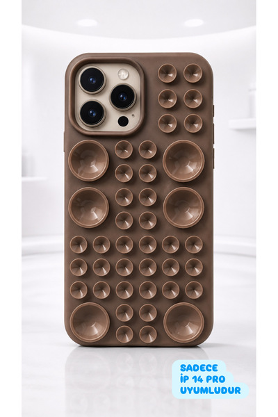 CAMCI Sadece İPhone 14 PRO Uyumlu Kendiliğinden Vantuzlu Yeni Sezon Tarz ve Ş...