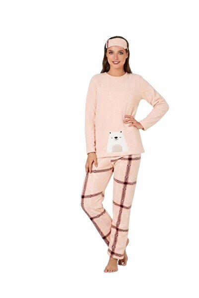 DONWEAR Set de pijamale lungi din lână Zirve Powder Winter pentru femei 2272