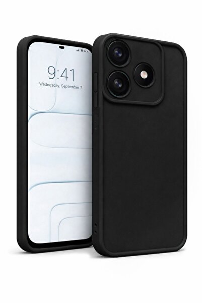 Vissona Tecno Spark10-4G/Spark10C Uyumlu Kamera Çıkıntılı Mat Silikon Telefon...