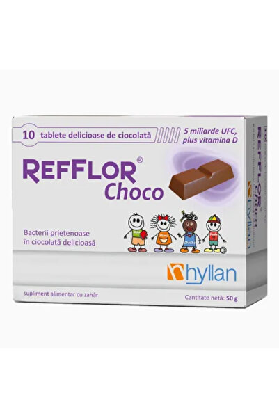 Hyllan Pharma Refflor Choco 10 comprimate