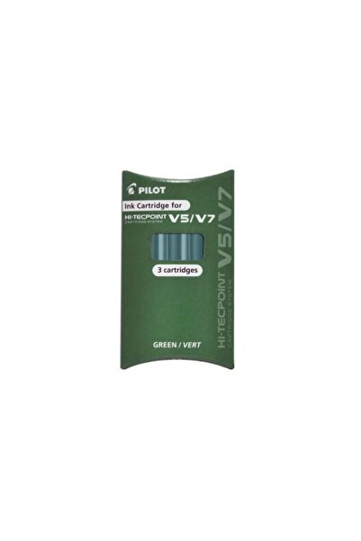 Pilot Verde V5/V7 Hi-Tecpoint rezerve pentru roller, pachet de 3