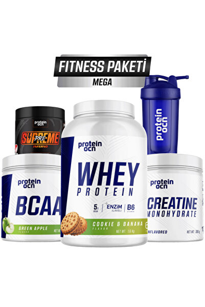 Proteinocean Fitness Package - Mega Cookie & Banana / Green Apple
