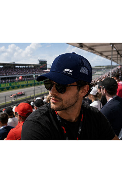 patasarım F1 formula 1 baskılı arkası fileli yazlık şapka