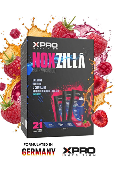 Xpro Nutrition Xpro Noxzilla Pre-workout 18gr 21 Saşe Ahududu Aromalı