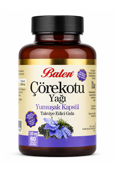 Balen Çörekotu Yağı Yumuşak Kapsül
