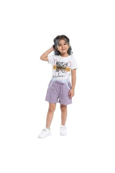 GENERAL Butterfly set: T-shirt and skirt - ages 5 to 8
