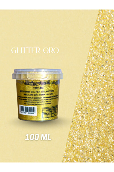 Ferrara Design Glitter profesional auriu pentru vopsea decorativa, clasa rezi...
