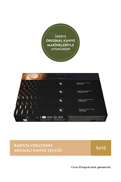 Nespresso Barista Creations Aromalı Kahve Seçkisi 50 Kapsül
