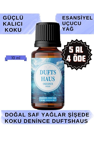 duftshaus Okyanus Esansiyel Uçucu Koku Yağı Difüzör Esansı Buhurdanlık Yağı A...