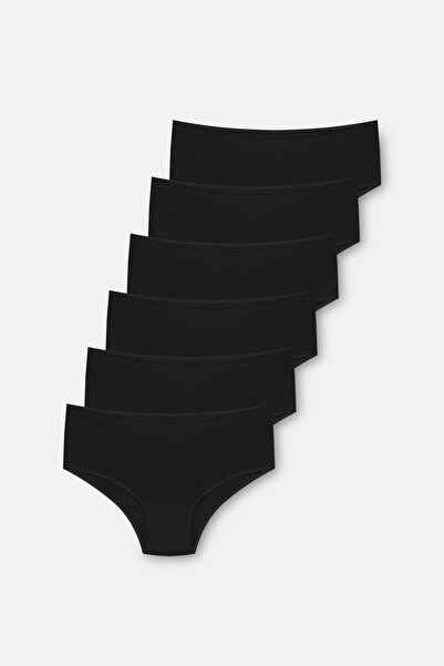 Amarelle Mila black high waist 6-pack Cotton panties