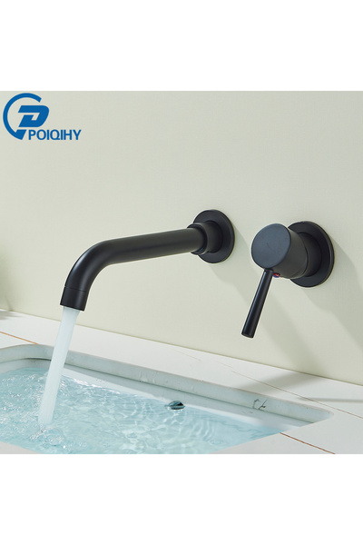 Choice Matte Black Matte Black Basin Faucet Brass White Bathroom Sink Faucet ...