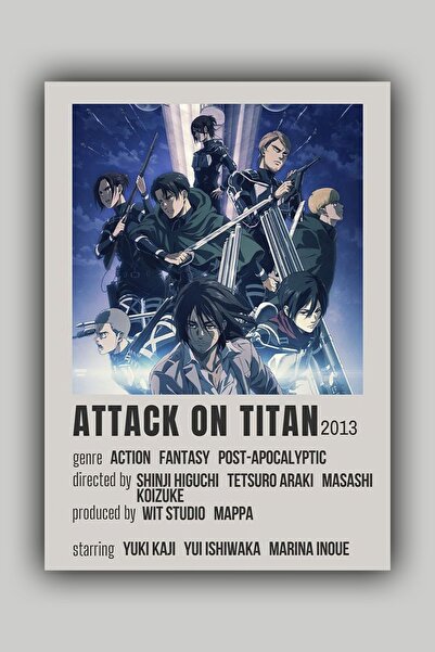 Luna Marissa Αφίσα τελευταίας σεζόν του Attack On Titan - Αφίσα τοίχου χωρίς ...