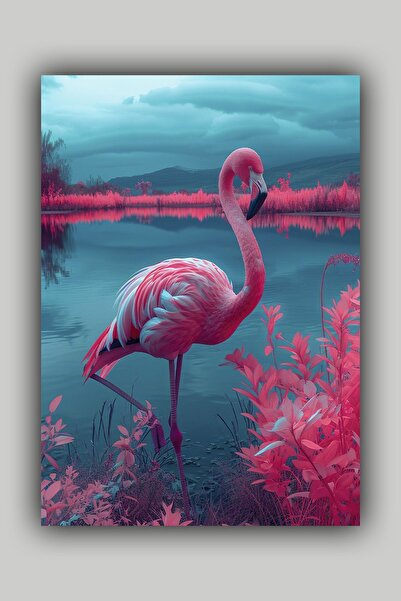 Luna Marissa Αφίσα Flamingo χωρίς πλαίσιο τοίχου