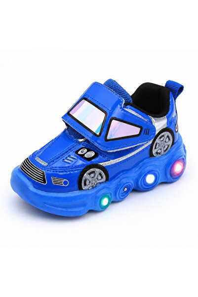 Bebelul Adidasi albastri cu luminite - Car