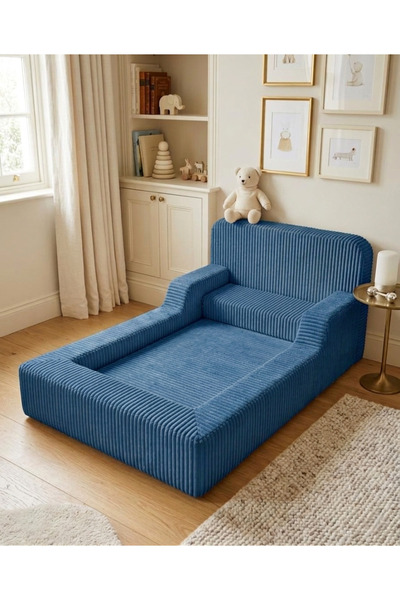 Puftic Çocuklar İçin Fonksiyonel Yer Yatağı 100x170cm - Yıkanabilir Kılıflı F...