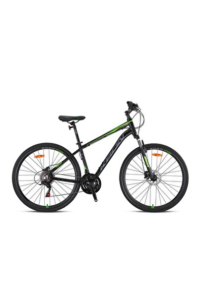Kron TX 75 - 28" Trekking - 17' - 21 Vites - M.DISC - Mat Siyah-Füme/Yeşil/Gri