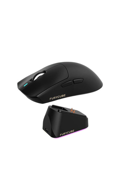 OYUNCU BAYKUŞ FURYCUBE G16 PRO - Şarj Docklu RGB Kablosuz Oyuncu Mouse (2.4G/...