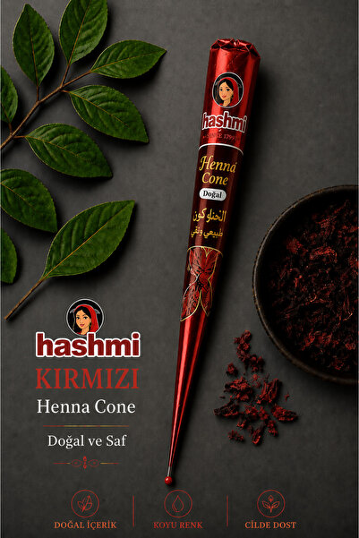hennadibace Kırmızı Hint Kınası - Red Henna Cone Tattoo Henna Stencil - Geçic...