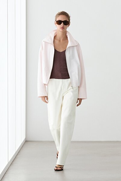 Massimo Dutti Dik yaka bomber ceket