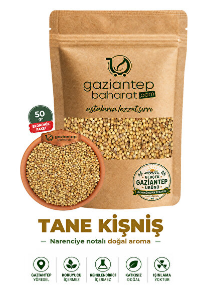 Gaziantep Baharat Tane Kişniş Tohumu 50 gr