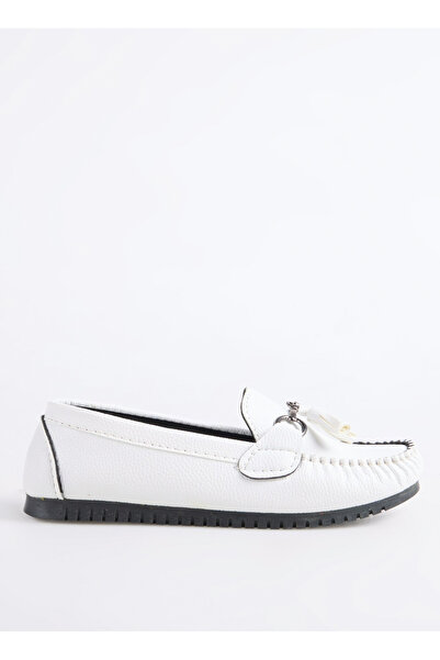 F By Fabrika Beyaz Kadın Loafer EMAI