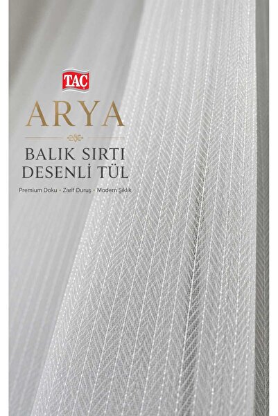 Gülsem Perde Işıltılı Simli Tül Perde 1/3 Sık Pile Tok Duruş Ütü İstemez Kırı...