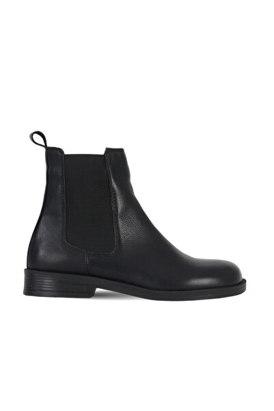 Bueno Shoes حذاء مسطح نسائي من الجلد باللون الأسود 01wf2001