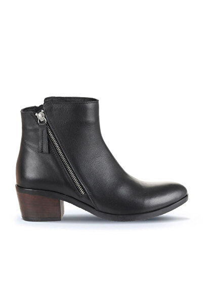 Bueno Shoes حذاء بكعب نسائي من الجلد الأسود 01wd1100
