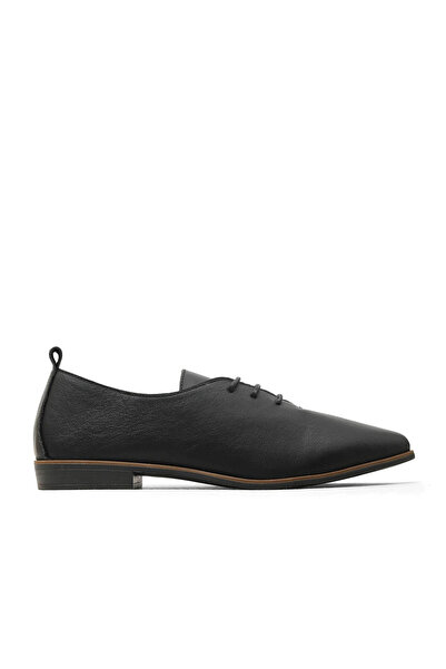Bueno Shoes Pantofi casual de damă din piele neagră 01wd3706