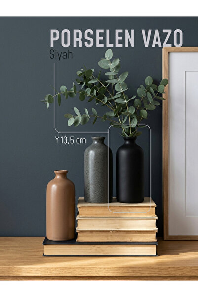 Via Gardenia مزهرية بورسلين 5.6 سم * 13.5 سم