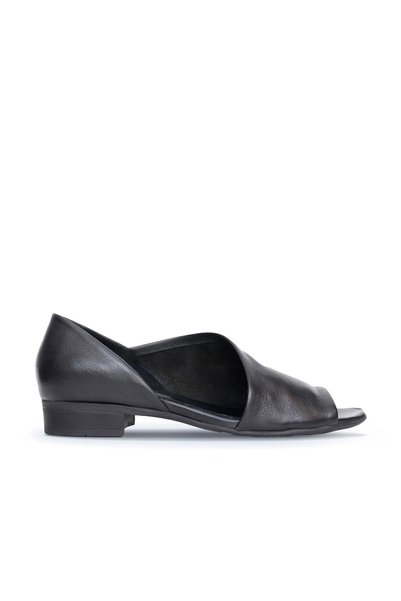 BUENO Shoes Siyah Deri Kadın Topuklu Sandalet 01wn5112