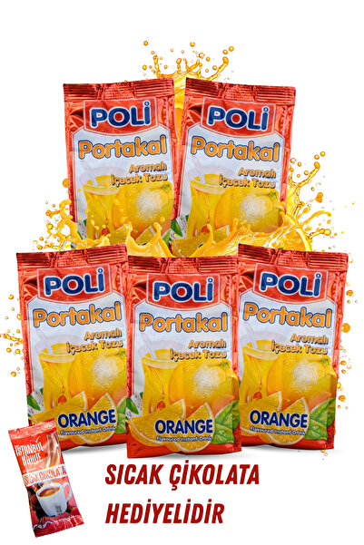 POLI Oralet, Portakal Aromalı İçecek Tozu (5'li Paket )